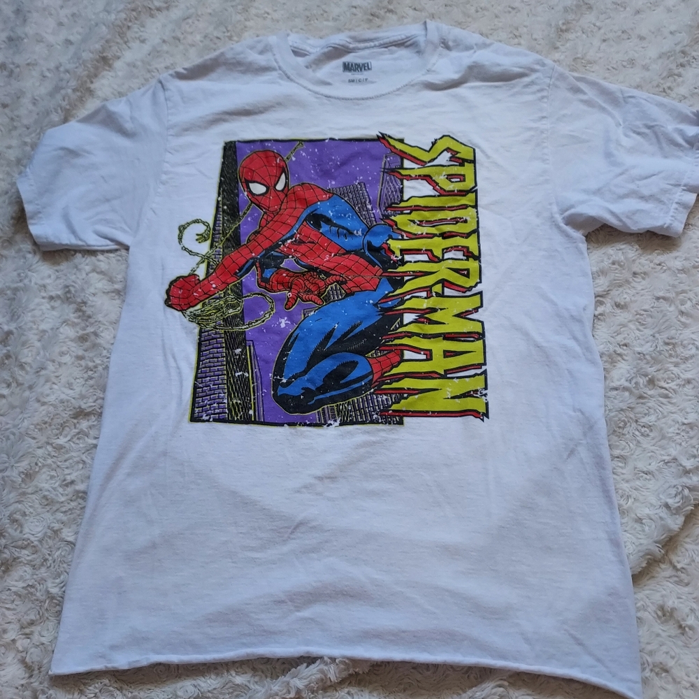 Marvel Classic Spider-Man graphic t-shirt Small Comic Book Super Hero